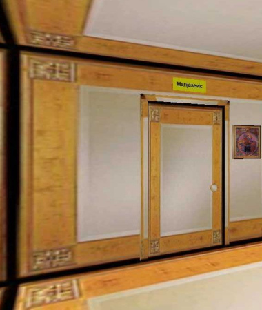 Ulaz u prostorije obitelji Marijašević u Galeriji hrvatskog plemstva