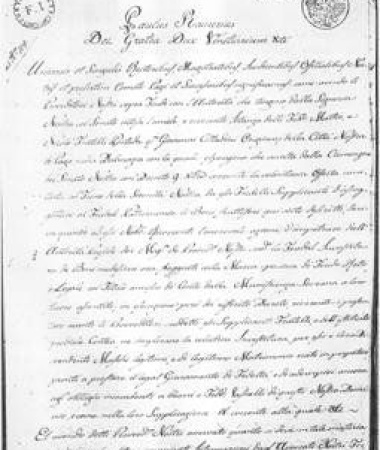 Dukal mletačkoga dužda Paola Reinera 20. prosinca 178
